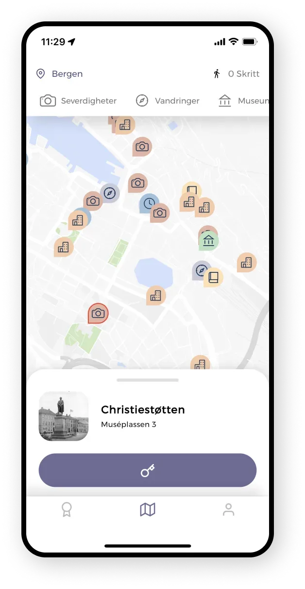 Skjermbilde av produktet Kulturjakten