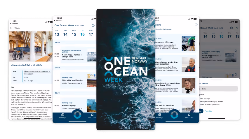 Coverbilde for prosjektet One Ocean Week Appen